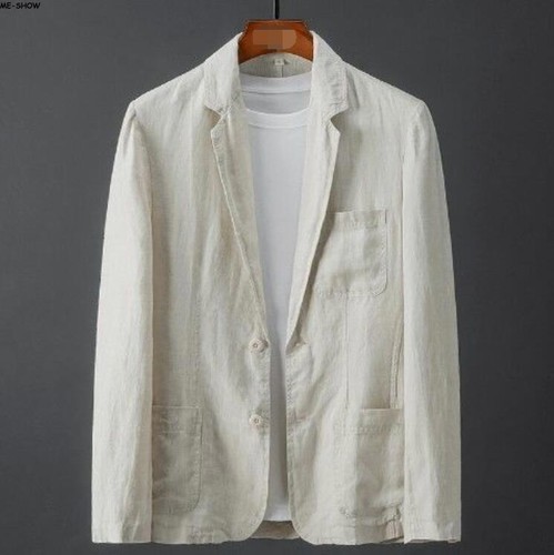Men casual linen blazer - men's,