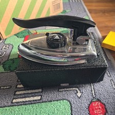 Vintage Trident No 931 Travel Flat Iron with Case 1950's