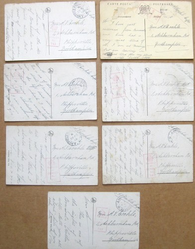 Northampton postcards sent - northampton,