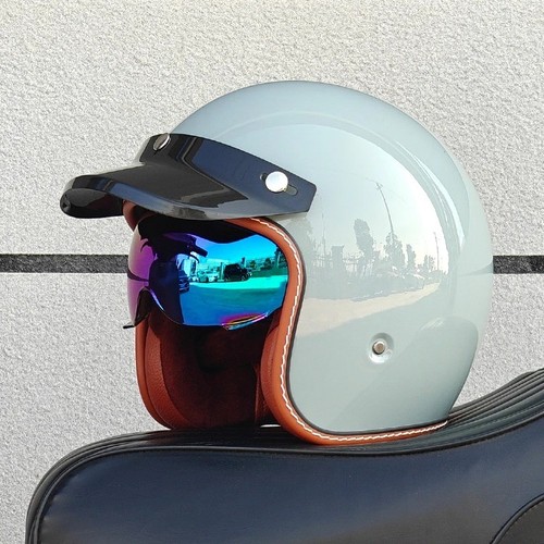 Dot retro open face - face, half