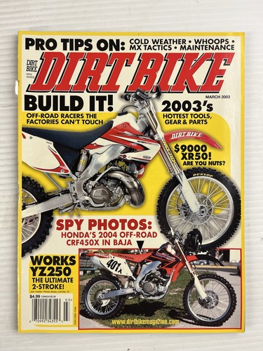 Dirt bike magazine march - dirt,