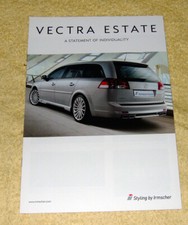 Vauxhall Vectra Estate Irmscher Brochure 2004 inc Alloys, bodykits, interior ect