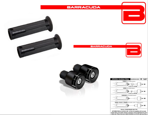 Barracuda black knobs - knobs, +