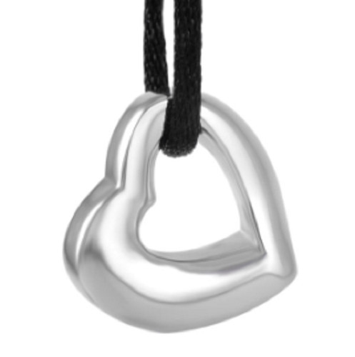 Cremation glass heart - glass,