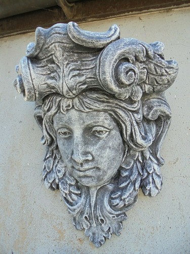 Lady face wall - , planter