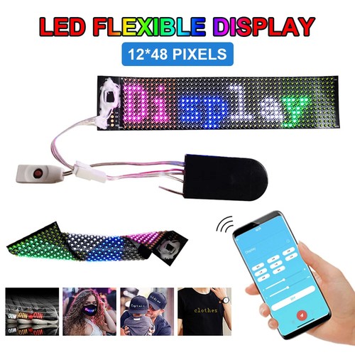 Led rgb car flexible sign - rgb,