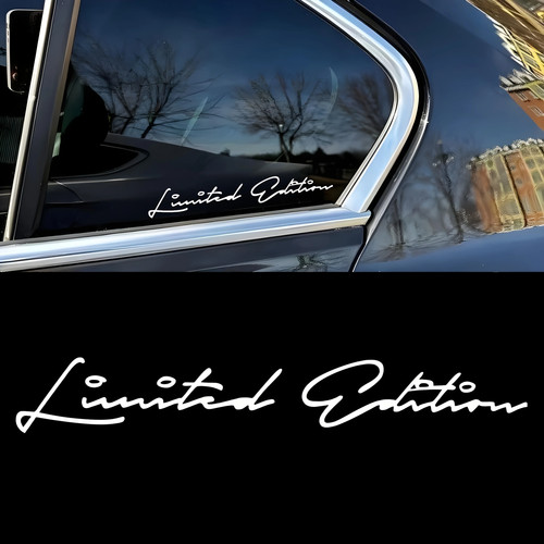Limited edition car emblem - edition,