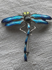 VINTAGE SILVER  ENAMEL