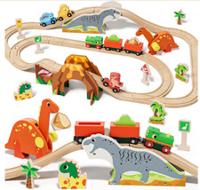 Lehoo Castle Wooden Train Set