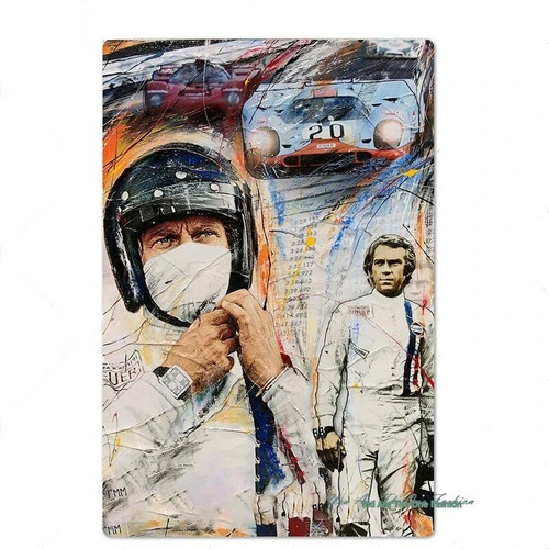 Steve mcqueen mans 30x20 - le,