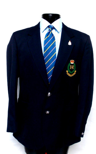 Trym vintage black blazer - black,