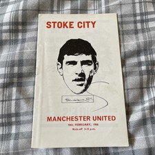 1966 STOKE CITY V MANCHESTER