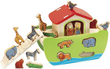 Wooden Noah'S Ark Multi-Colour