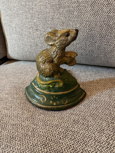 Mouse doorstop small metal - doorstop,