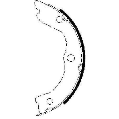 Mintex parking brake shoe set - brake,