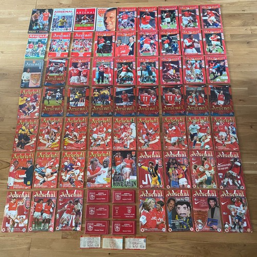 Arsenal football programmes - arsenal,
