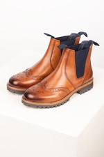 Men brogue market boots - market, slip