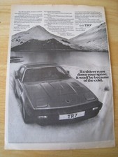 TRIUMPH TR7 SHIVER RUNS DOWN