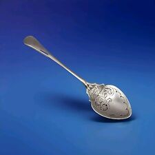 Antique Solid Silver Jam Spoon by James Swann 1915
