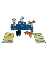 Vintage 90s Puppy In My Pocket Figures Bundle x 5 Dogs with 2 x Cards Charity