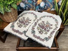 2 Vintage Floral Tapestry