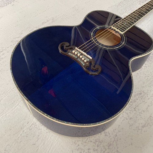 Blue sj200 acoustic guitar - blue,
