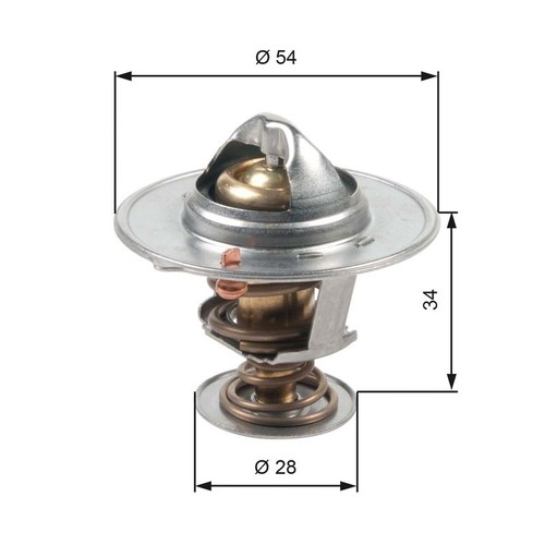 Gates thermostat coolant fits - thermostat,coolant,