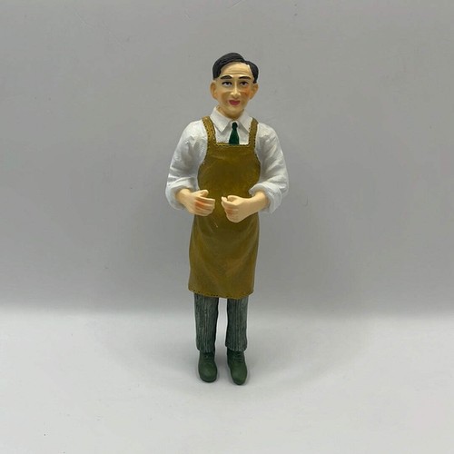 Dolls house resin - resin, shopkeeper