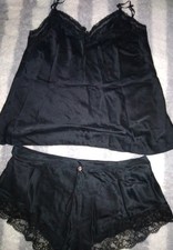 M&S Rosie Black Silk Blend Pj