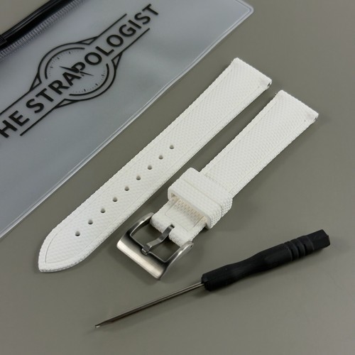 White fkm rubber - white, strap