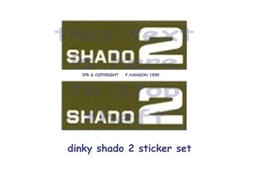 Dinky shado sticker - shado, 2