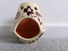 The Body Shop Ceramic Home Fragrance Oil Burner FALLING Leaves. Vintage 
