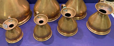 4 Copper Haystack English Measuring Pitcher Lead Seal 1/2 Pint~1 ~ 1/2 &1/4 Gill