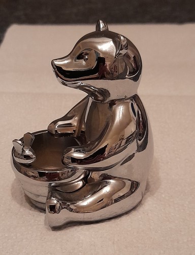 Silver colour bear - colour, with