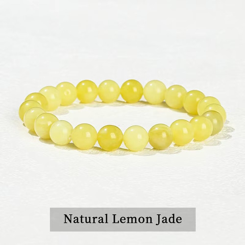 Natural stone beads bracelet - natural,