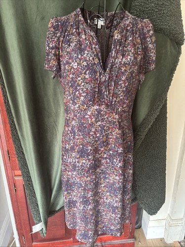 Jigsaw purple neck floral - jigsaw,