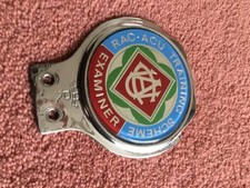 VINTAGE CAR BADGE .( RAC/ACU