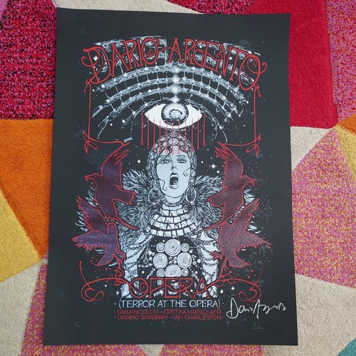 Dario argento signed opera - dario,
