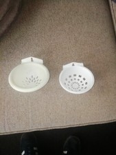 Canary Nest Pans - Plastic for breeding Canaries Cage or Aviary Fixing Finch x2