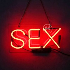 Red Sex Neon Sign Light for