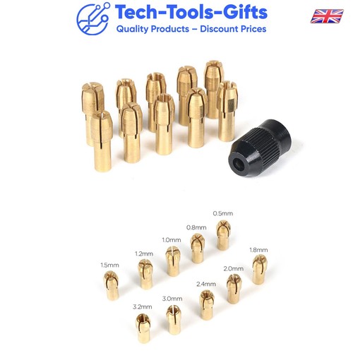 11pcs brass drill 3 - 11pcs, 0.5-3.2mm