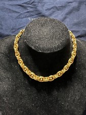 18ct gold CAPLAIN PARIS necklace chain, designer 1970s heavy 33.4 grams