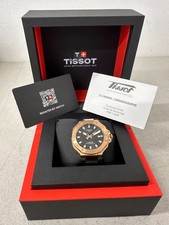 Tissot T-RACE 41mm Powermatic 80 Rose Gold PVD Men's Watch T1418073705100