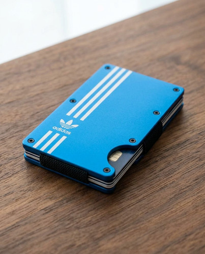 Adidas metal wallet carry - metal,