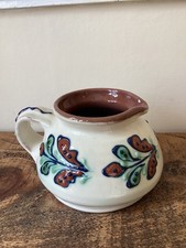 Stoneware Jug Leaf Design