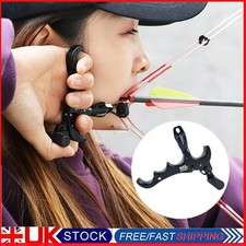 Archery 360° Arrow Release Aids Trigger 4 Finger Adjustable Auto Compound Bow UK