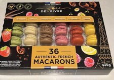 Authentic Imported French Macarons 435g 6 Flavours , 36 Macaroons , Chocolate