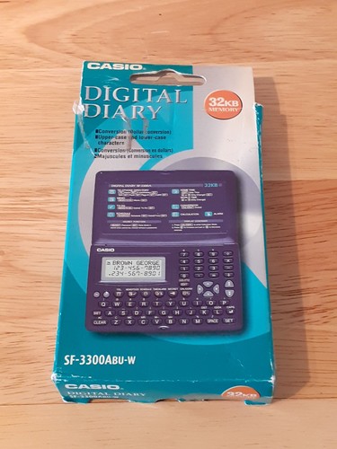Vintage casio digital diary - casio,