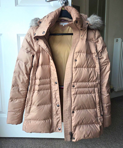 Tommy hilfiger beige puffer - tommy,
