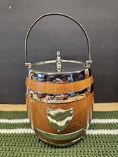 Vintage English Oak Biscuit